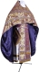 Russian Priest vestments - Leonil metallic brocade BG2 (violet-gold), Standard design