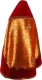 Russian Priest vestments - Milette metallic brocade BG2 (red-gold) with velvet inserts (back), Standard design