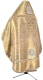 Russian Priest vestments - Milette metallic brocade BG2 (white-gold) back, Standard design