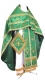 Russian Priest vestments - Greek Ear metallic brocade BG3 (green-gold), Standard design