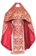 Russian Priest vestments - metallic brocade BG3 (red-gold)