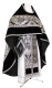 Russian Priest vestments - metallic brocade BG3 (black-silver)
