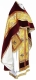 Russian Priest vestments - metallic brocade BG4 (yellow-claret-gold)
