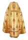 Russian Priest vestments - Vase metallic brocade BG4 (yellow-gold) back, Standard design