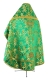 Russian Priest vestments - Antiokhiya metallic brocade BG4 (green-gold)  back, Standard design