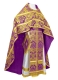 Russian Priest vestments - Eleon Bouquet metallic brocade BG4 (violet-gold), Premium design