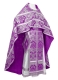 Russian Priest vestments - Eleon Bouquet metallic brocade BG4 (violet-silver), Premium design