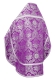 Russian Priest vestments - Eleon Bouquet metallic brocade BG4 (violet-silver) back, Premium design