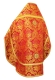 Russian Priest vestments - Eleon Bouquet metallic brocade BG4 (red-gold) back, Premium design