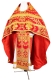 Russian Priest vestments - Patras metallic brocade BG4 (red-gold), Standard design