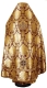 Russian Priest vestments - Eleon Bouquet metallic brocade BG5 (claret-gold) back, Premium design