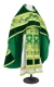 Russian Priest vestments - Tars metallic brocade BG5 (claret-gold), Premium design