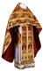 Russian Priest vestments - metallic brocade BG6 (claret-gold)