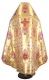 Russian Priest vestments - metallic brocade BG6 (yellow-gold) back, Premium design