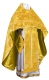 Russian Priest vestments - metallic brocade BG6 (yellow-gold) variant 3, Premium design