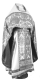 Russian Priest vestments - metallic brocade BG6 (white-silver) variant 1, Standard design