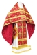 Russian Priest vestments - rayon brocade S2 (claret-gold)