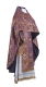 Russian Priest vestments - rayon brocade S2 (violet-gold)