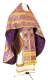 Russian Priest vestments - Zlatoust rayon brocade S2 (violet-gold), Economy design