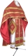 Russian Priest vestments - rayon brocade S2 (red-gold) variant 2, Standard cross design