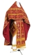 Russian Priest vestments - Custodian rayon brocade S3 (claret-gold), Standard design