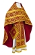 Russian Priest vestments - Nicholaev rayon brocade S3 (claret-gold), Standard design