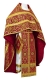 Russian Priest vestments - Ascention rayon brocade S3 (claret-gold), Standard design