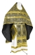 Russian Priest vestments - Floral Cross rayon brocade S3 (black-gold), Standard design