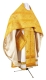 Russian Priest vestments - Zlatoust rayon brocade S3 (yellow-gold), Standard design
