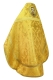 Russian Priest vestments - Royal Crown rayon brocade S3 (yellow-gold) back, Standard design