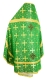 Russian Priest vestments - Polotsk rayon brocade S3 (green-gold) back, Econom design