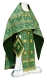 Russian Priest vestments - Shouya rayon brocade S3 (green-gold), Standard design