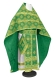 Russian Priest vestments - Resurrection rayon brocade S3 (green-gold), Standard design