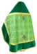 Russian Priest vestments - Zlatoust rayon brocade S3 (green-gold) (back) with velvet inserts, Economy design