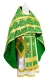 Russian Priest vestments - Polotsk rayon brocade S3 (green-gold), Econom design