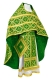 Russian Priest vestments - Nicholaev rayon brocade S3 (green-gold), Standard design