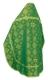 Russian Priest vestments - Resurrection rayon brocade S3 (green-gold) back, Standard design