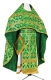 Russian Priest vestments - Korona rayon brocade S3 (green-gold), Standard design