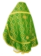 Russian Priest vestments - Nicholaev rayon brocade S3 (green-gold) back, Standard design