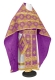 Russian Priest vestments - Resurrection rayon brocade S3 (violet-gold), Standard design