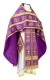 Russian Priest vestments - Abakan rayon brocade S3 (violet-gold), Standard design