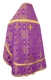 Russian Priest vestments - Iveron rayon brocade S3 (violet-gold) back, Standard design