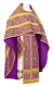 Russian Priest vestments - Ascention rayon brocade S3 (violet-gold), Standard design