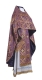 Russian Priest vestments - Ostrozh rayon brocade S3 (violet-gold), Standard design