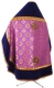 Russian Priest vestments - Myra Licea rayon brocade S3 (violet-gold), Standard design