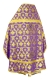 Russian Priest vestments - Loza rayon brocade S3 (violet-gold) back, Standard design