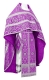 Russian Priest vestments - Ascention rayon brocade S3 (violet-silver), Standard design