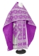 Russian Priest vestments - Resurrection rayon brocade S3 (violet-silver), Standard design