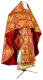 Russian Priest vestments - Vine Switch rayon brocade S3 (red-gold), Standard design
