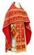 Russian Priest vestments - Lyubava rayon brocade S3 (red-gold), Standard design
